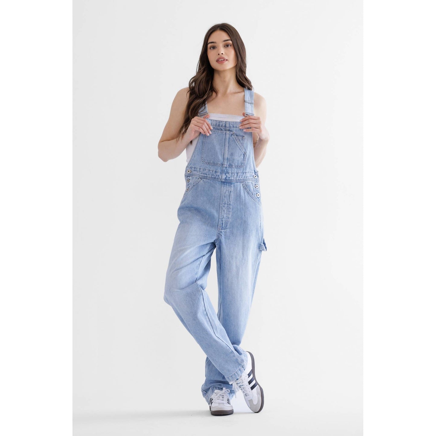 Super High Utility Jumpsuit – Capri Blue by Mica Denim