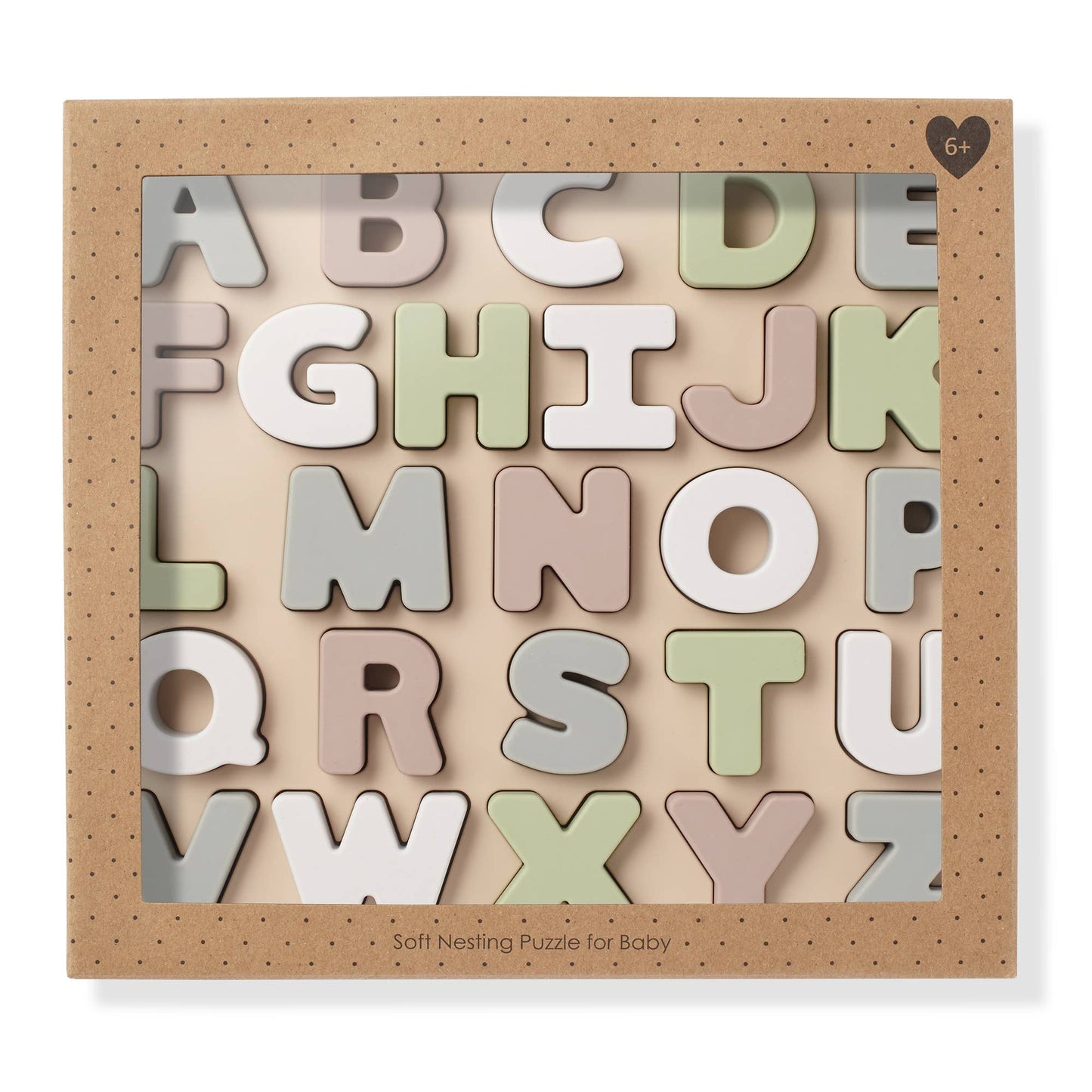 (27-pc) Soft Silicone ABC Puzzle for Toddlers