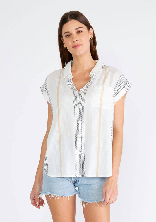 The Lora Button Down Top