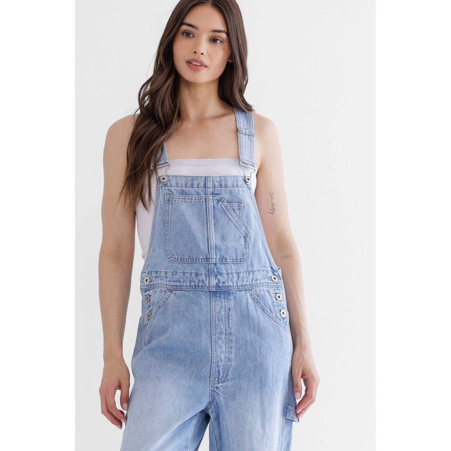 Super High Utility Jumpsuit – Capri Blue by Mica Denim