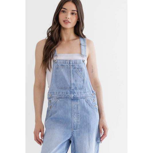Super High Utility Jumpsuit – Capri Blue by Mica Denim