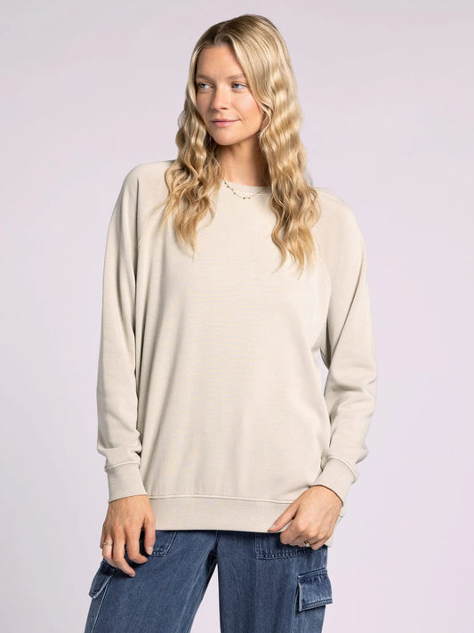 Hangout Top by Thread and Supply in Silver Gray