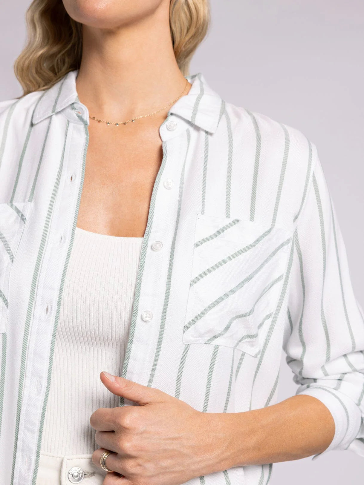Myla Shirt in Hedge by Thread and Supply