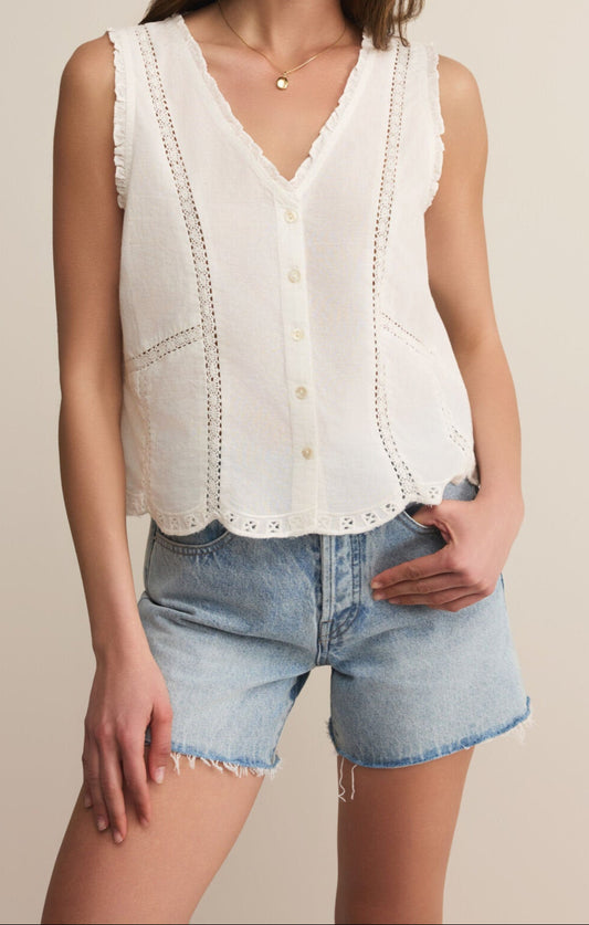 Tomi Embroidered Tank by Z Supply