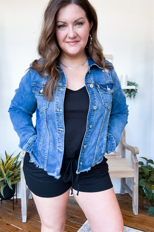 Zoey Denim Jacket by KanCan USA
