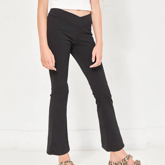 Hailey Flare Pants in Black
