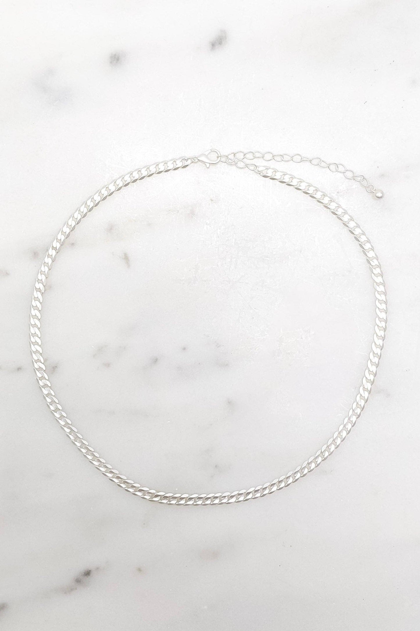 Nova Necklace in Satin Silver