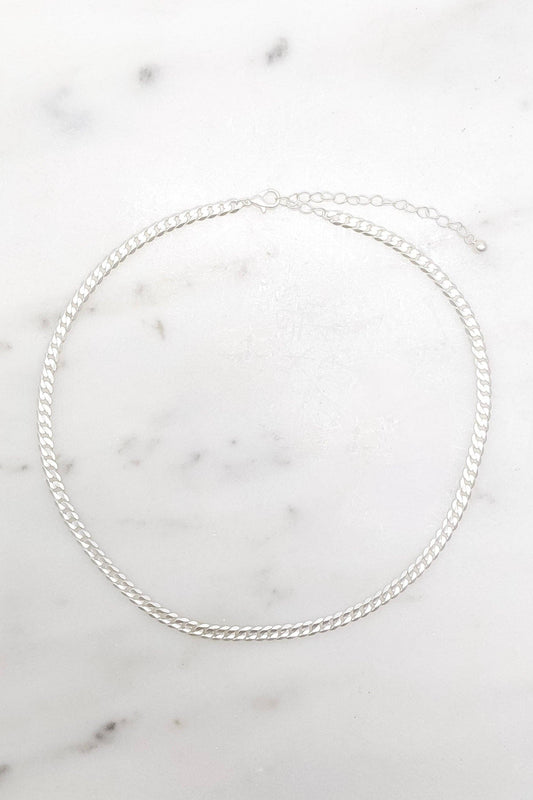 Nova Necklace in Satin Silver