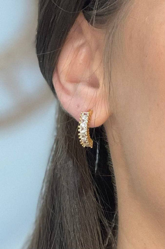 Asher Earrings in Gold