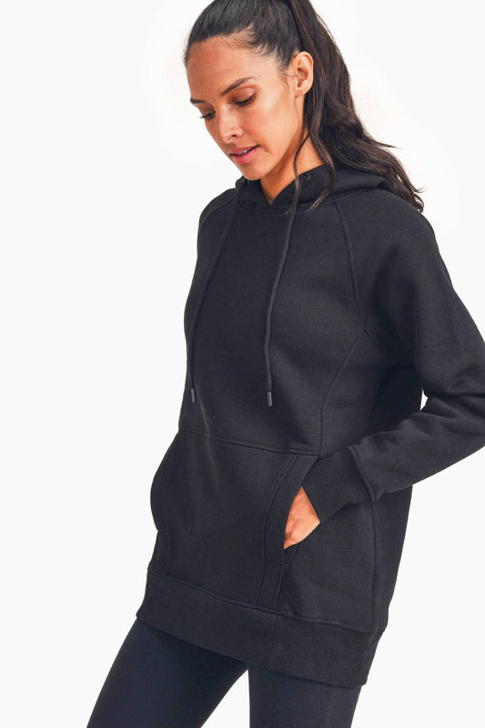 Hazel Oversized Hoodie in Black