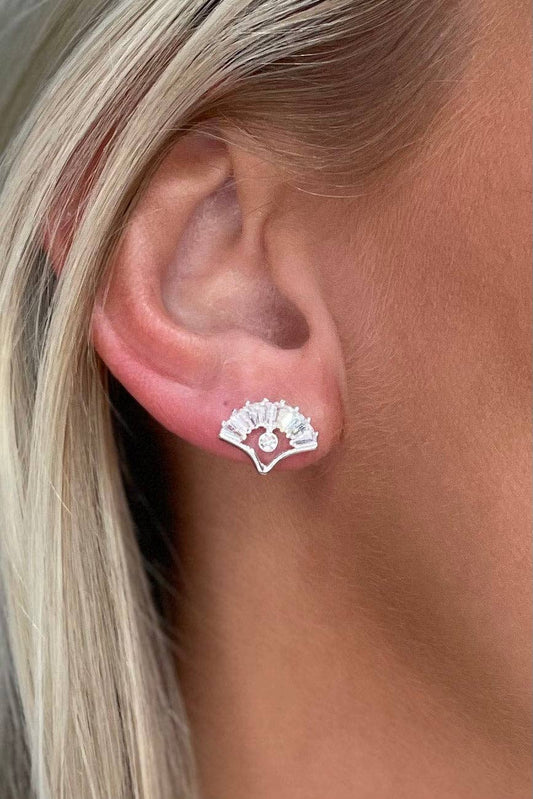 Kloi Earrings in Silver