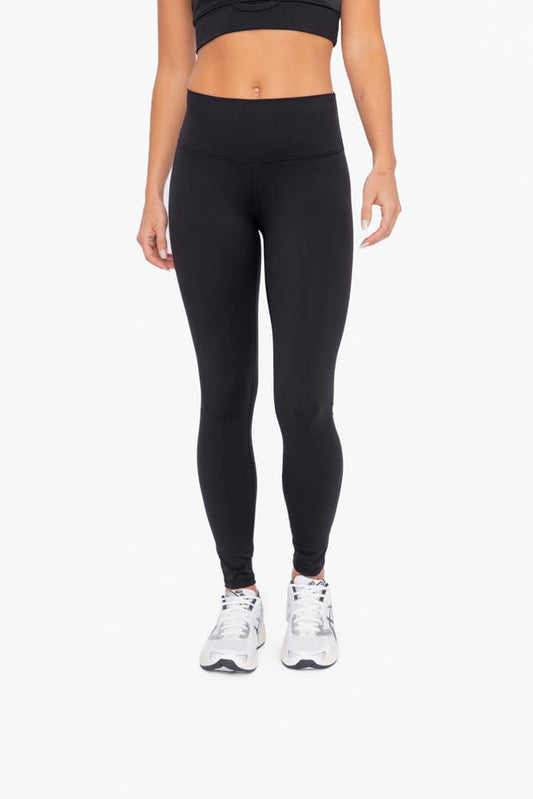 Emma High-Waist Leggings in Black