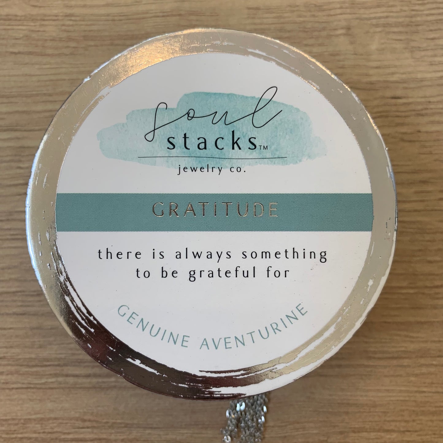 Gratitude Soul Stacks bracelet 3Pc set in Aventurine
