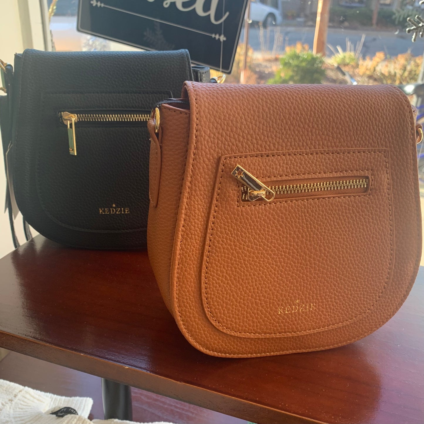 Camden Mini Messenger in Vegan Leather